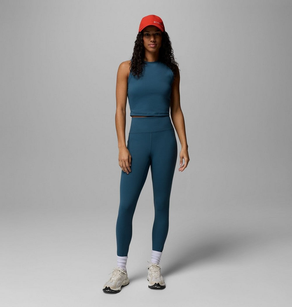 Women's High-Waisted Sun Leggings - Blue