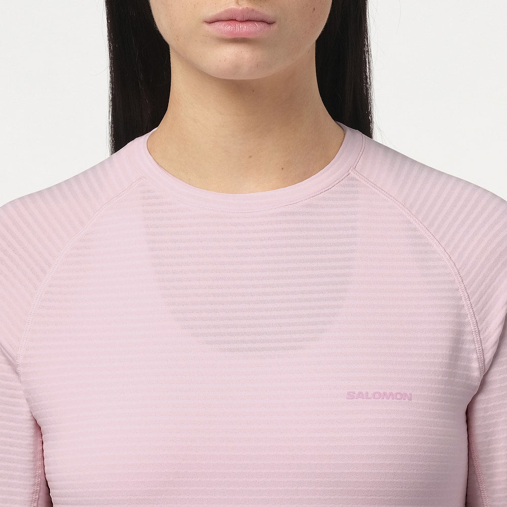 Women's Long Sleeve Fleece Base Layer - Black