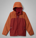 Boys' Fleece-Lined Rain Jacket - Red