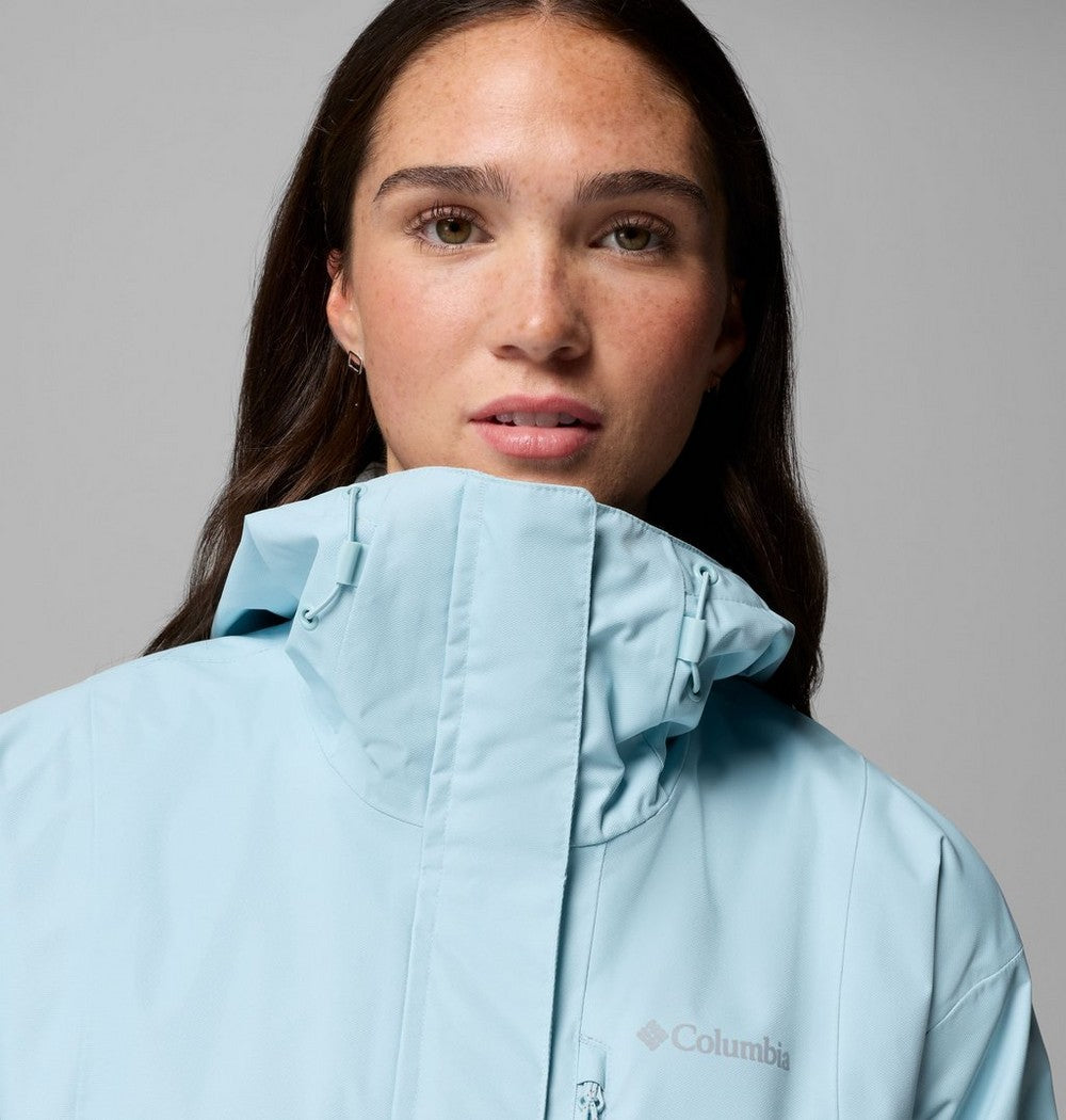 Women's Waterproof Rain Jacket - Coral