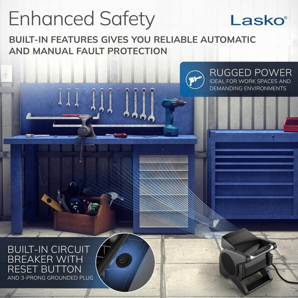 Lasko Pro Performance 14.5 In. High Velocity Utility Fan - U15617