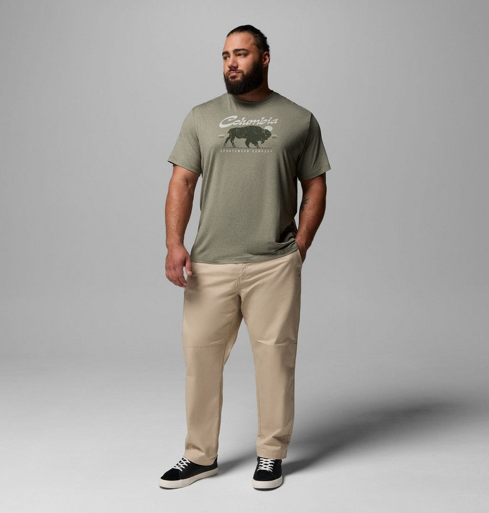 Men's Big UPF 50 Graphic T-Shirt - Grey