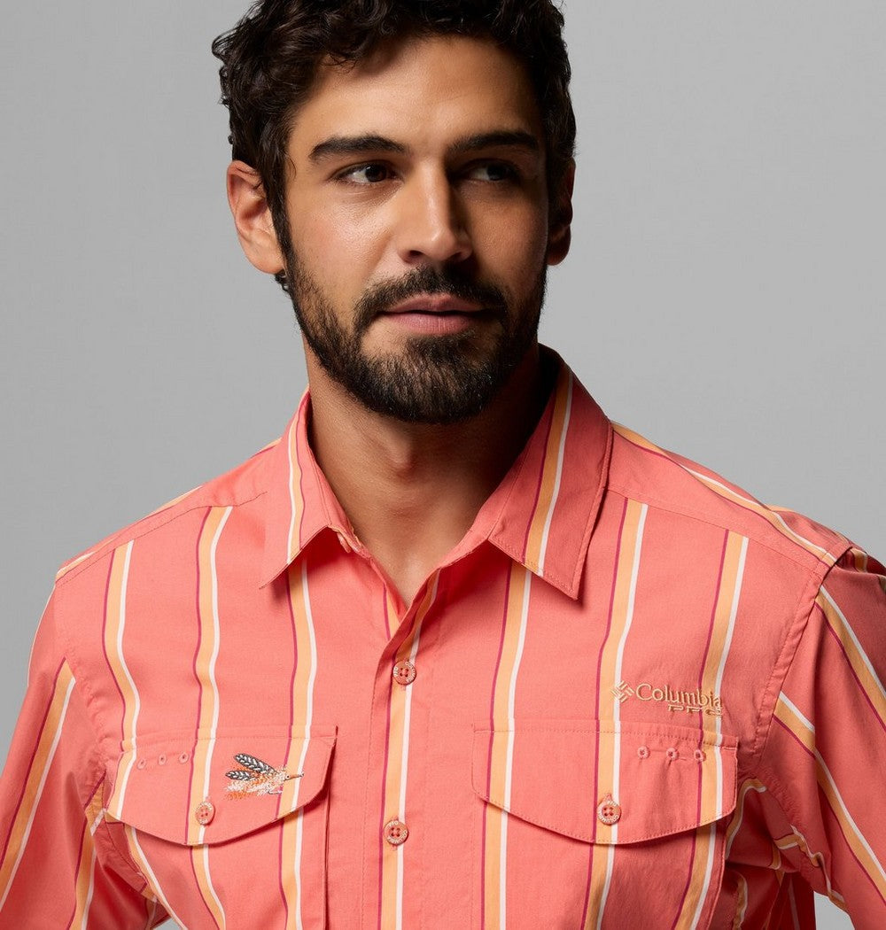 Men's Printed Short Sleeve Fishing Shirt