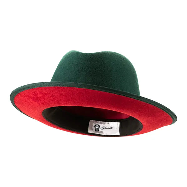 Classic Center-Creased Fedora-King (Mean Green)
