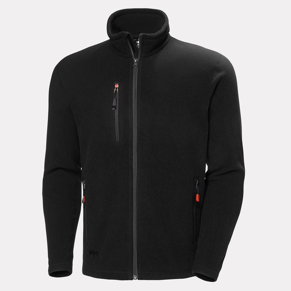 Recycled Fleece Work Jacket - Dark Gray