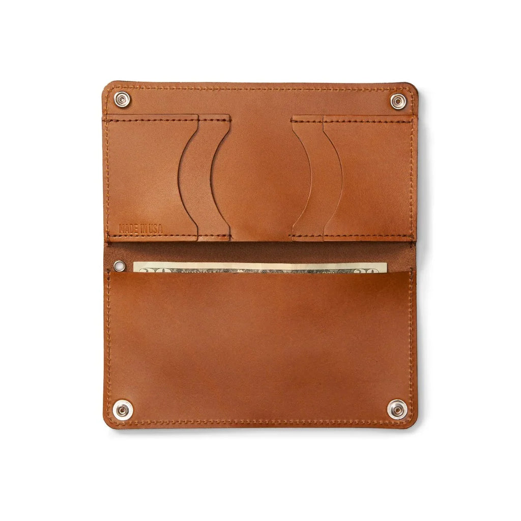 Leather Bifold Wallet - Brown