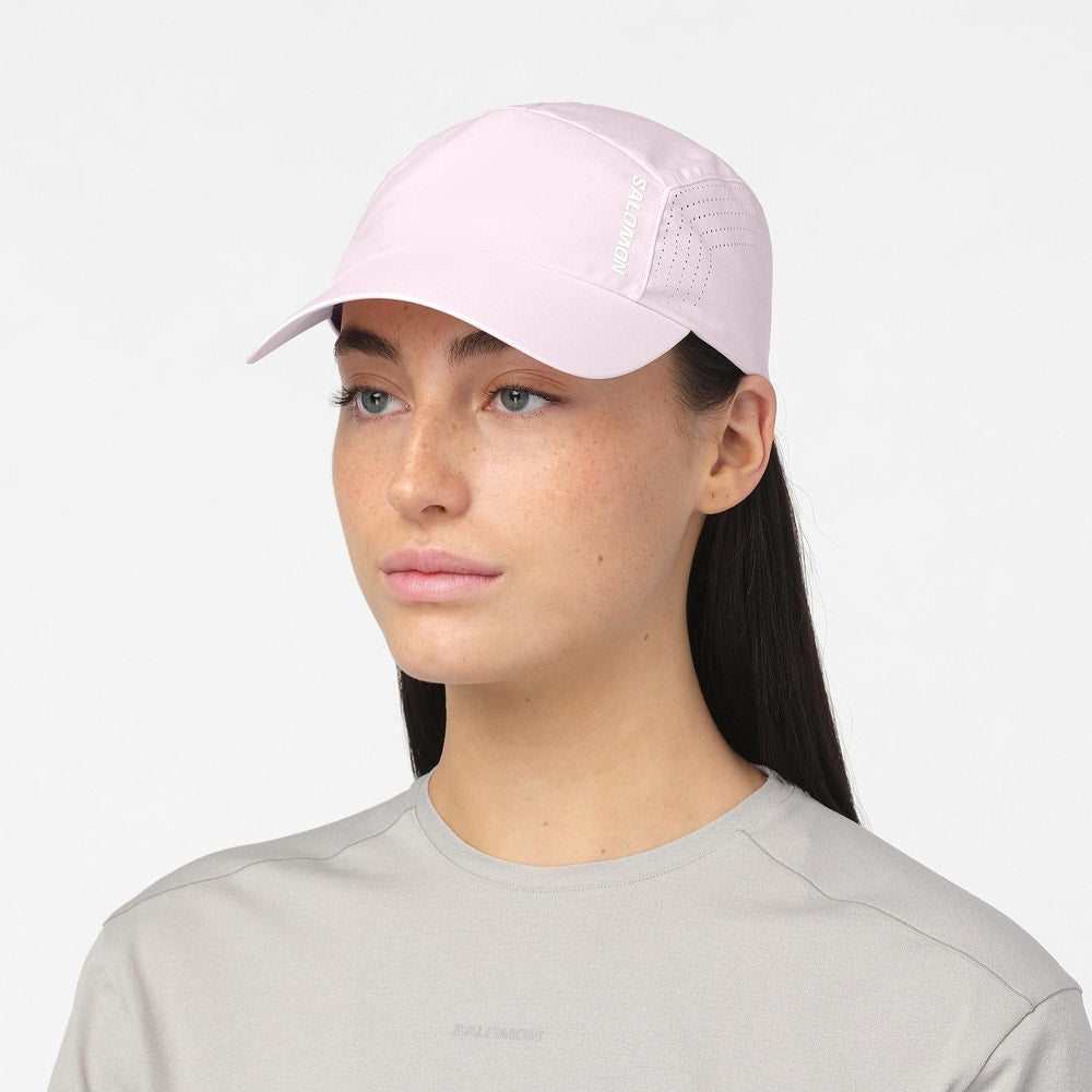 Unisex Ventilated Running Cap - Pink