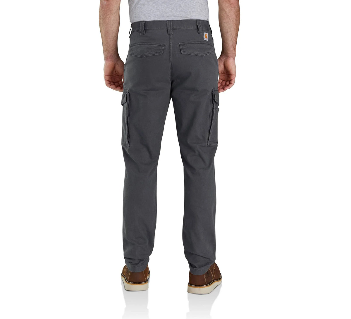 Men's Stretch Canvas Cargo Work Pants - Gray