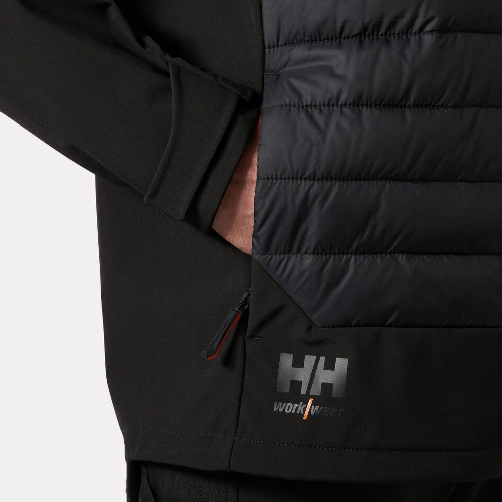 Insulated Softshell Work Jacket - Navy
