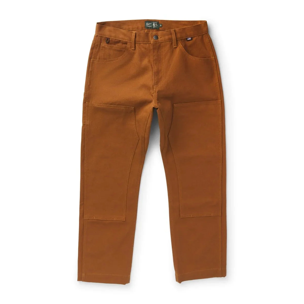Double-Knee Duck Canvas Work Pants - Tan
