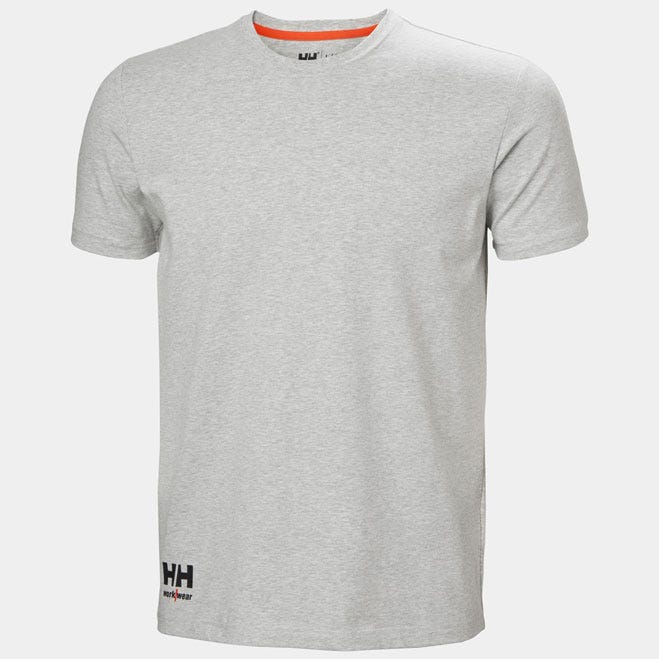 Cotton Stretch Work T-Shirt - Gray