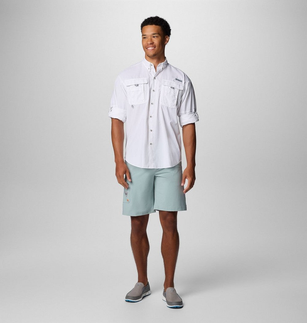 Men's Tall Long-Sleeve Vented Fishing Shirt - Gray