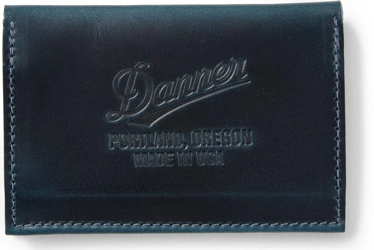 Full-Grain Leather Wallet - Navy