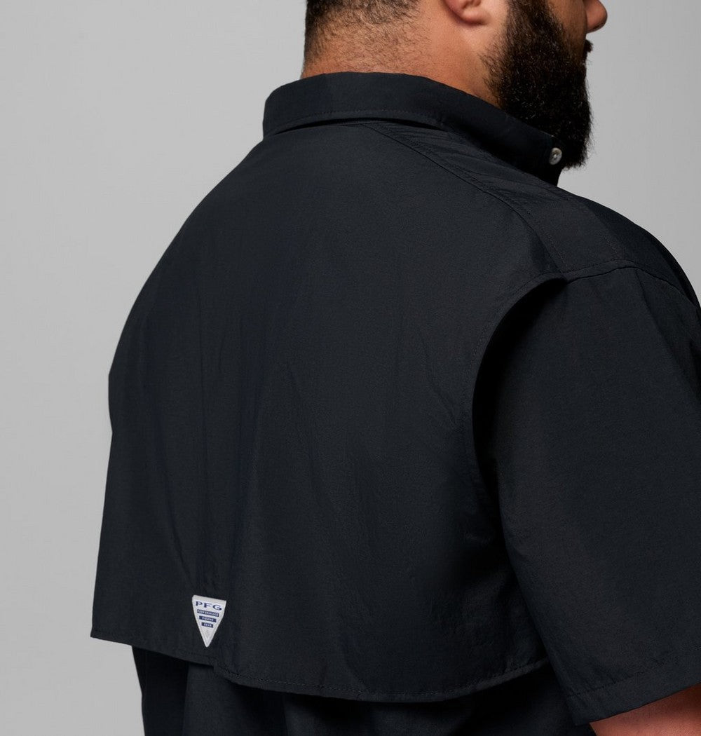 Men's Big UPF 50 Fishing Shirt - Black