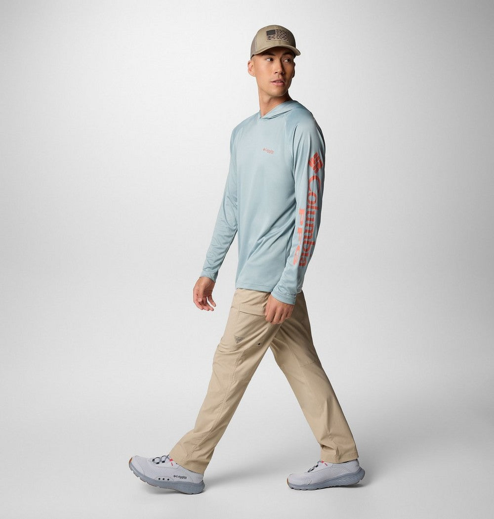 Men's Long-Sleeve Sun Hoodie - Gray