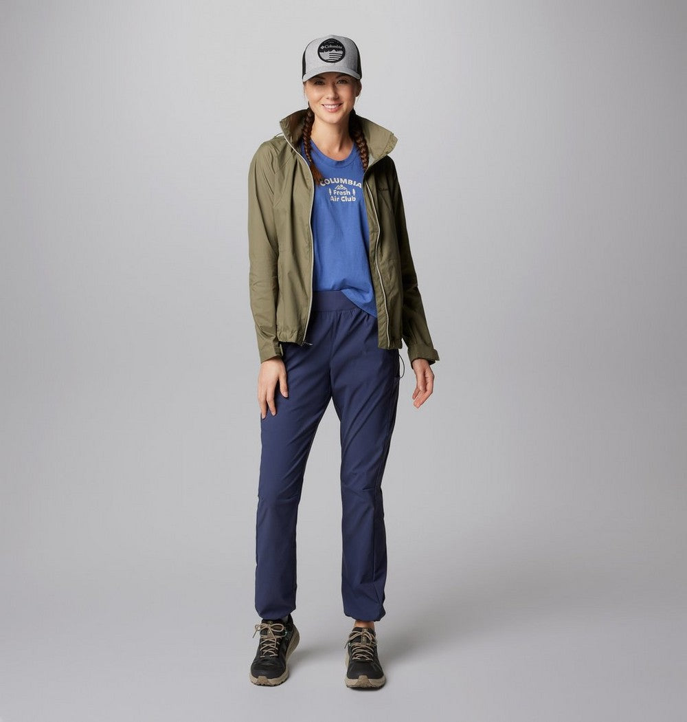 Women's Packable Water-Repellent Jacket - Blue