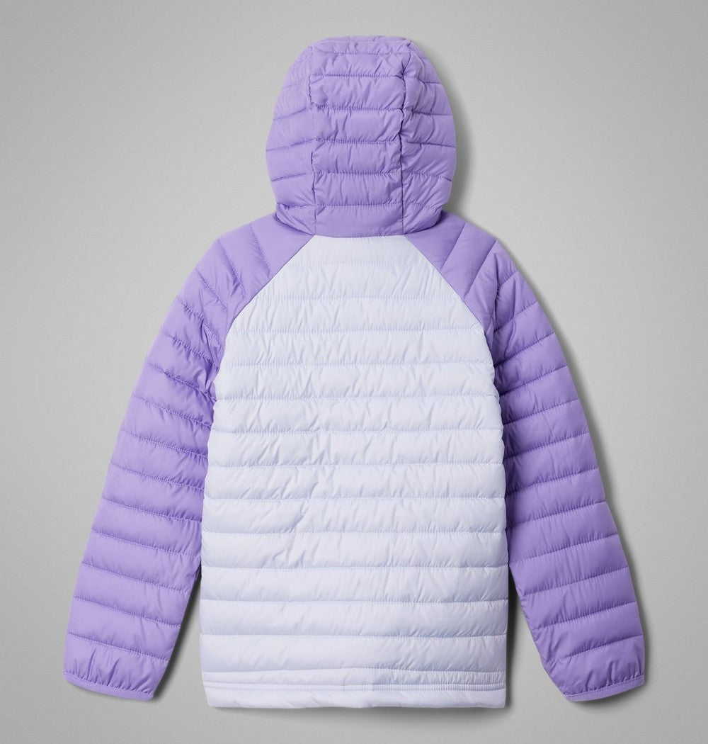 Girls' Hooded Insulated Puffer Jacket - White Paisley