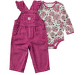 Baby 2-Piece Bodysuit & Corduroy Overall Set
