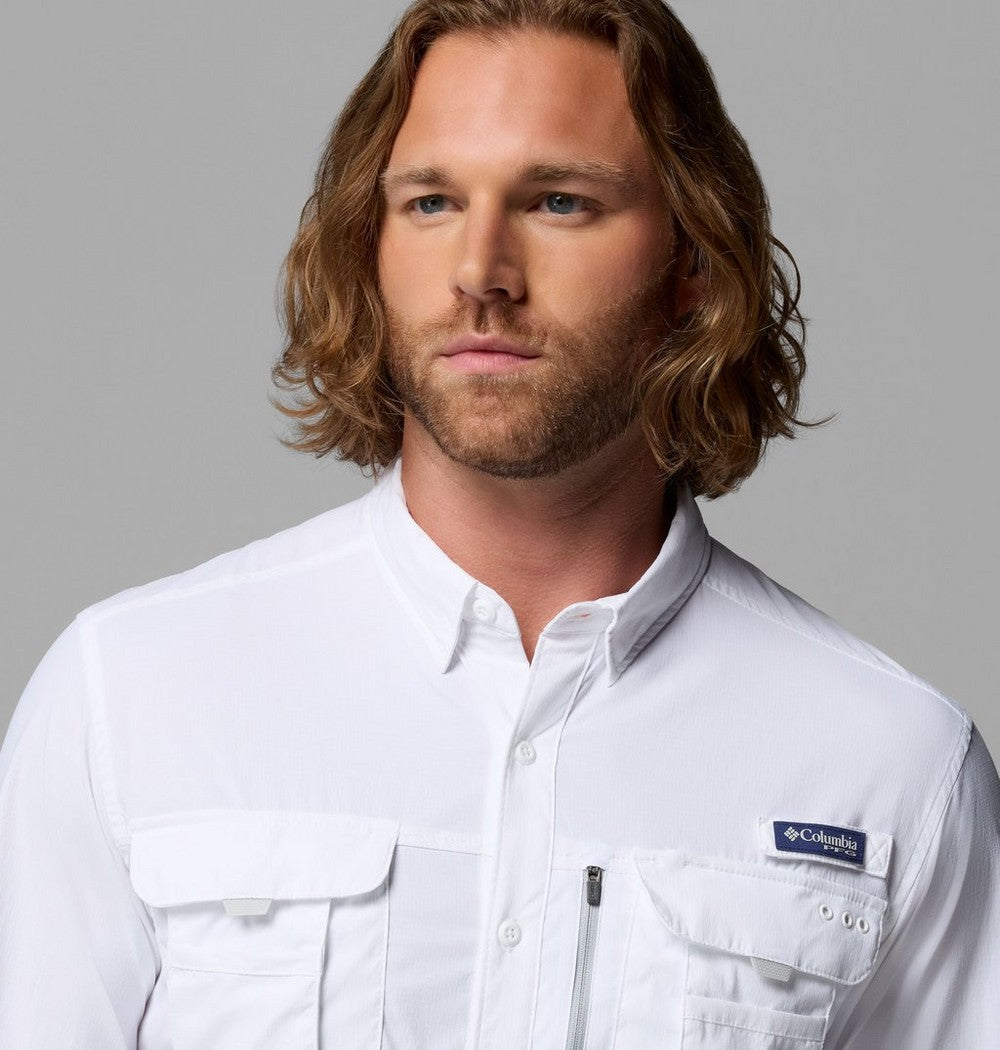 Men's UPF 50 Fishing Button-Up Shirt - Navy