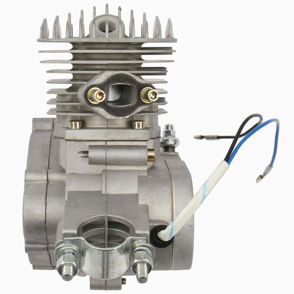 Zimtown 80cc 2-Stroke Engine Bike Motor Kit For 26in Bicycles, Silver White