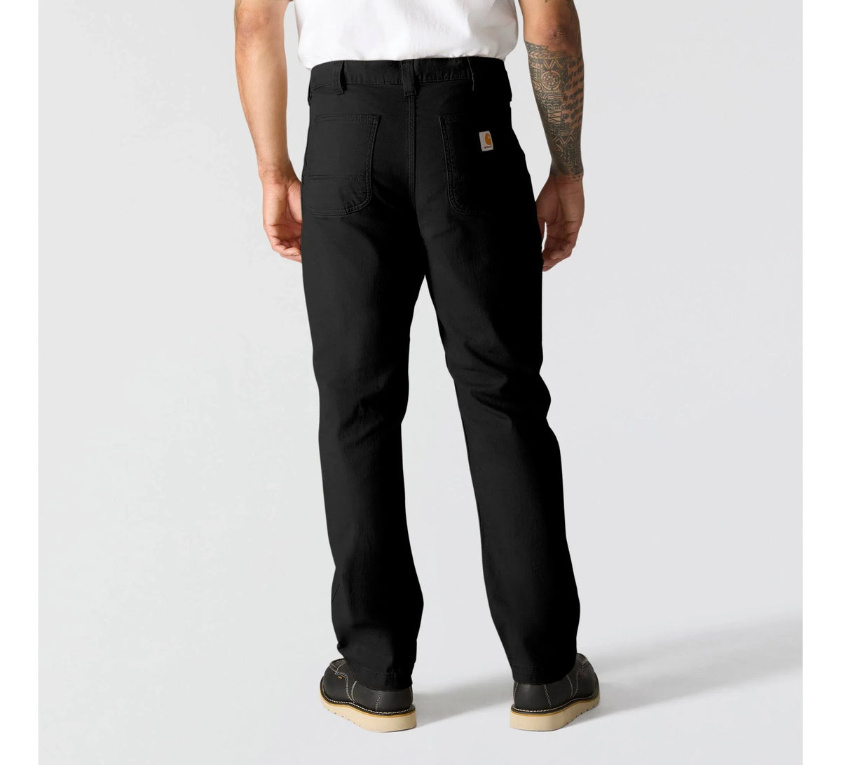 Men's Stretch Canvas Work Pants - Black