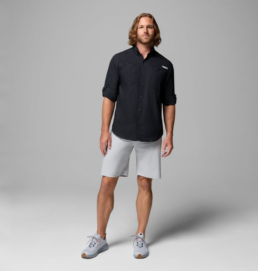 Men's Long-Sleeve Fishing Shirt - Teal