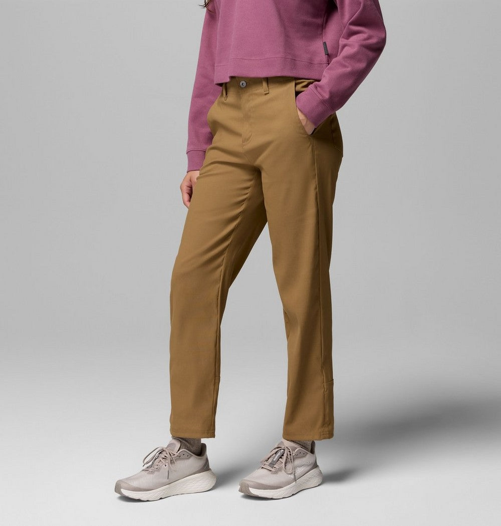 Women's Stretch Straight-Leg Pants - Green