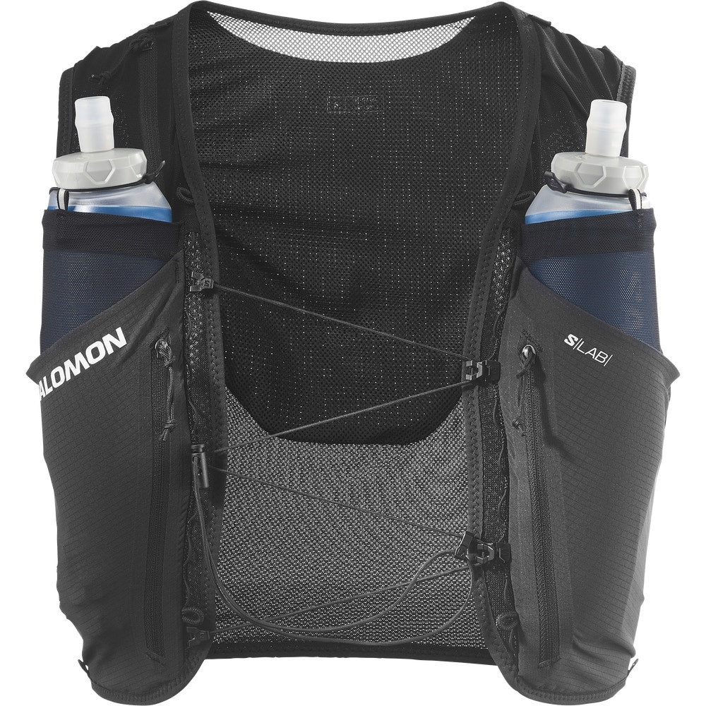 Running Hydration Vest With Flasks - Red/Black