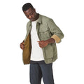 Insulated Snap-Front Overshirt - Dusty Olive