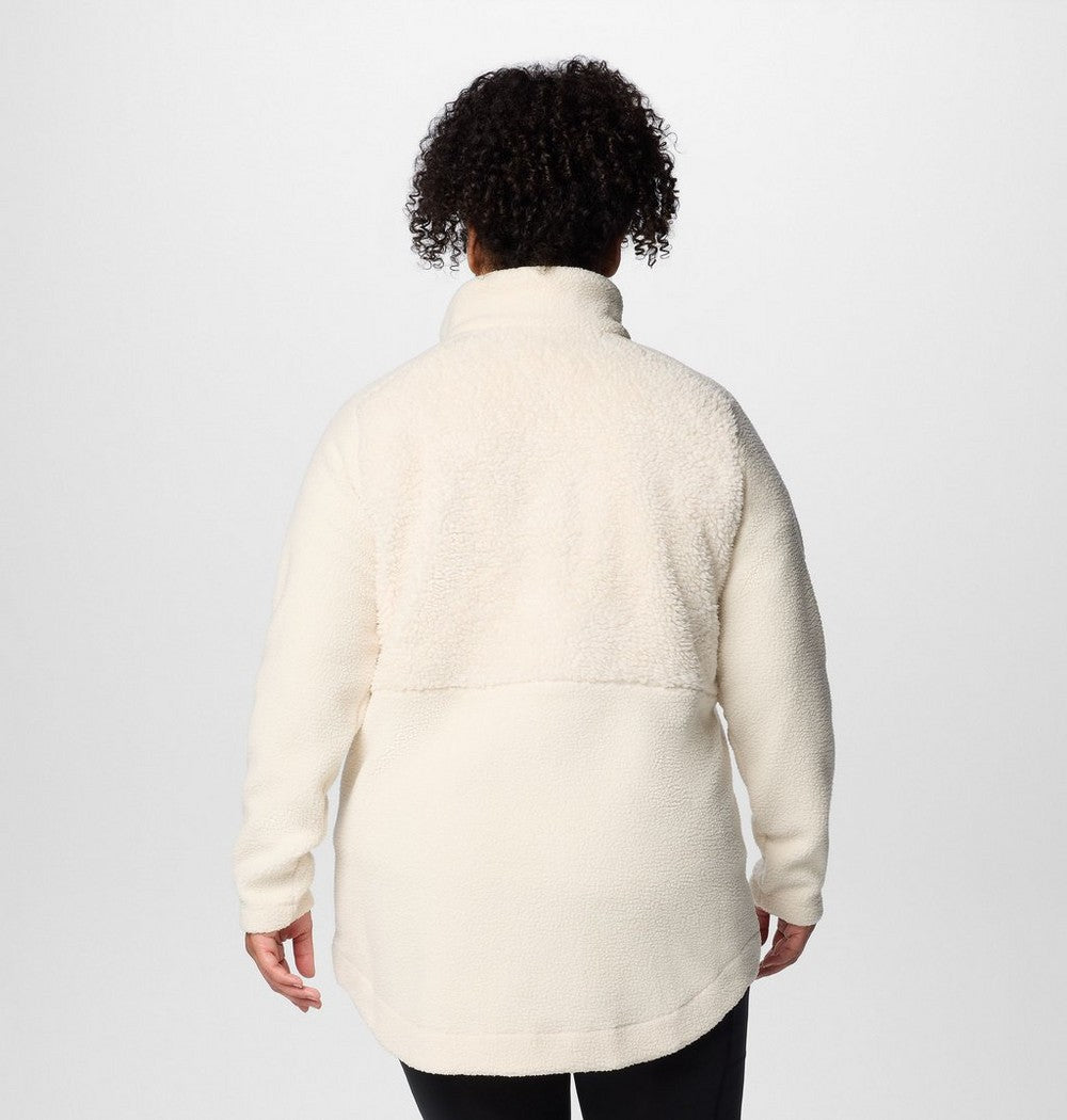 Women's Plus Sherpa Full-Zip Fleece - Grey