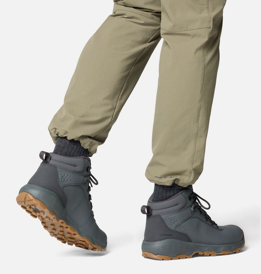 Men's Waterproof Leather Hiking Boot - Black