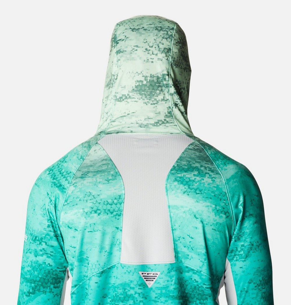 Men's Ventilated UPF 50 Sun Hoodie - Teal