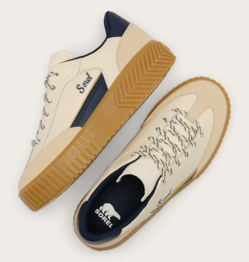 Women's T-Toe Leather Sneaker - Green