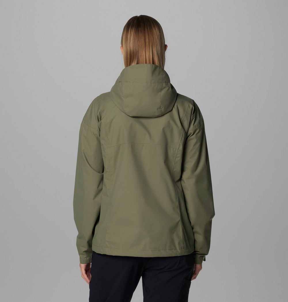 Women's Waterproof Rain Jacket - Coral