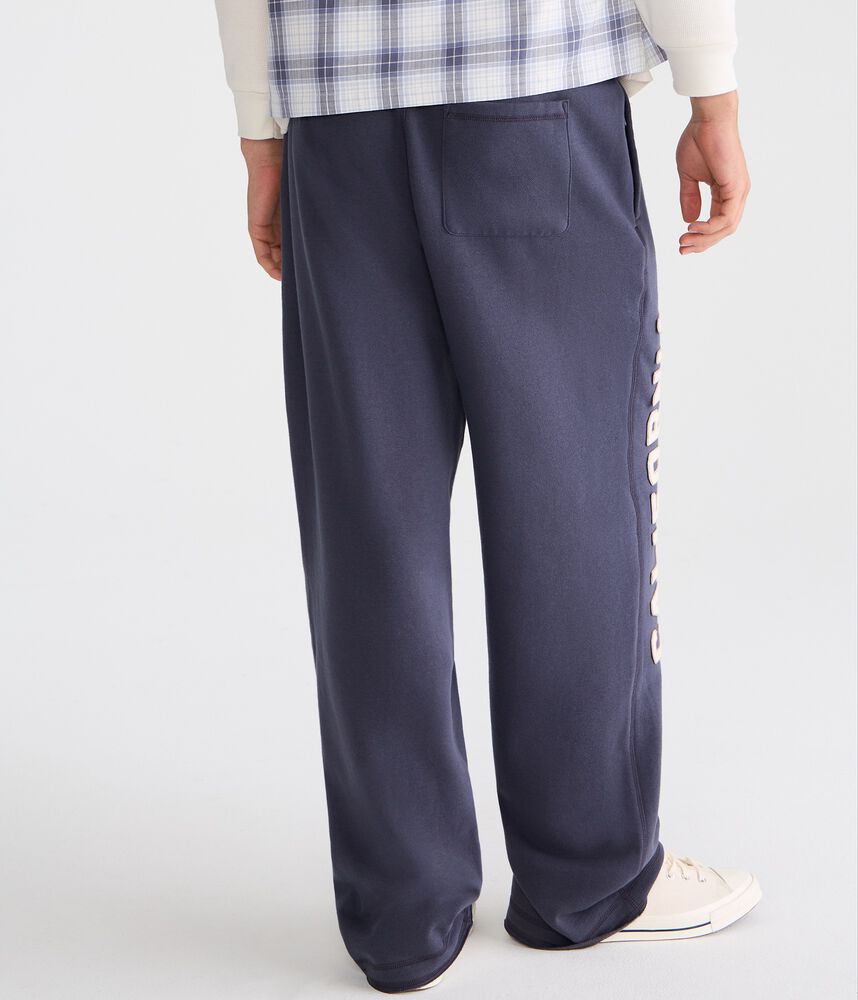 Men's Baggy Straight-Leg Graphic Sweatpants
