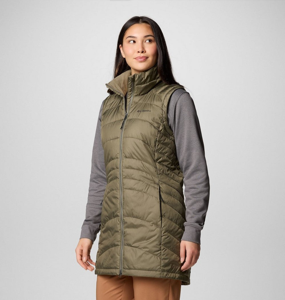 Women's Long Insulated Vest - Sage