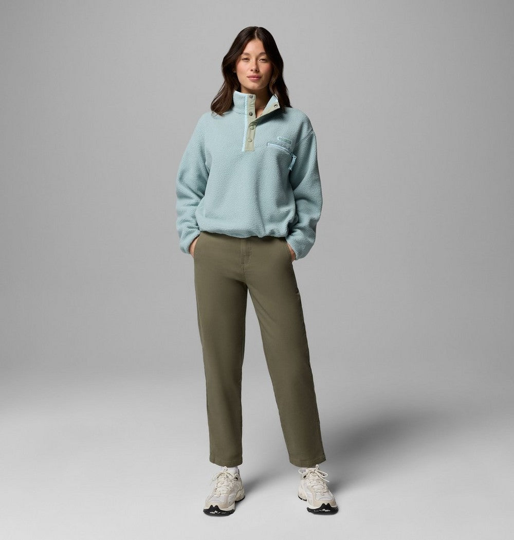 Women's Cropped Half-Snap Fleece Pullover