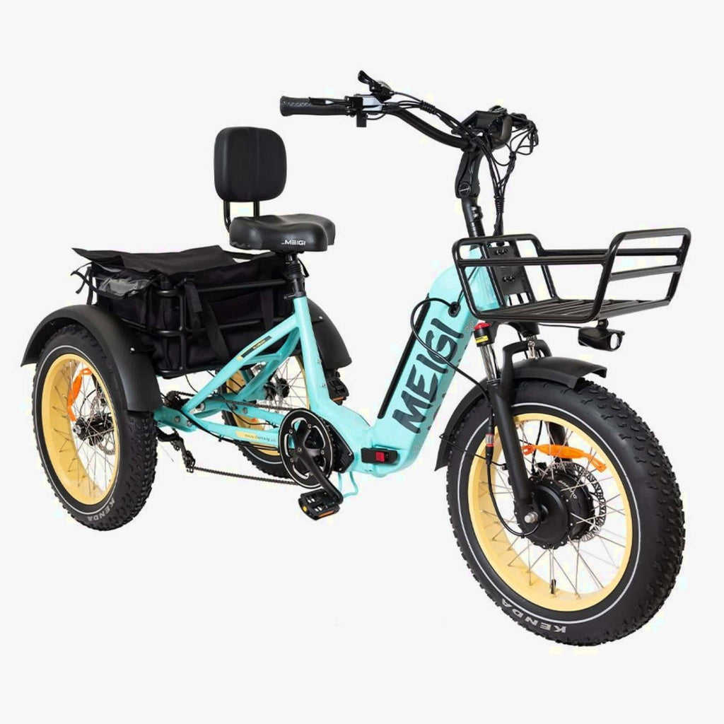 DWMEIGI Silverado 20 Foldable Fat Tire Electric Trike 48V/14AH 750W, 330LBS - MG2301