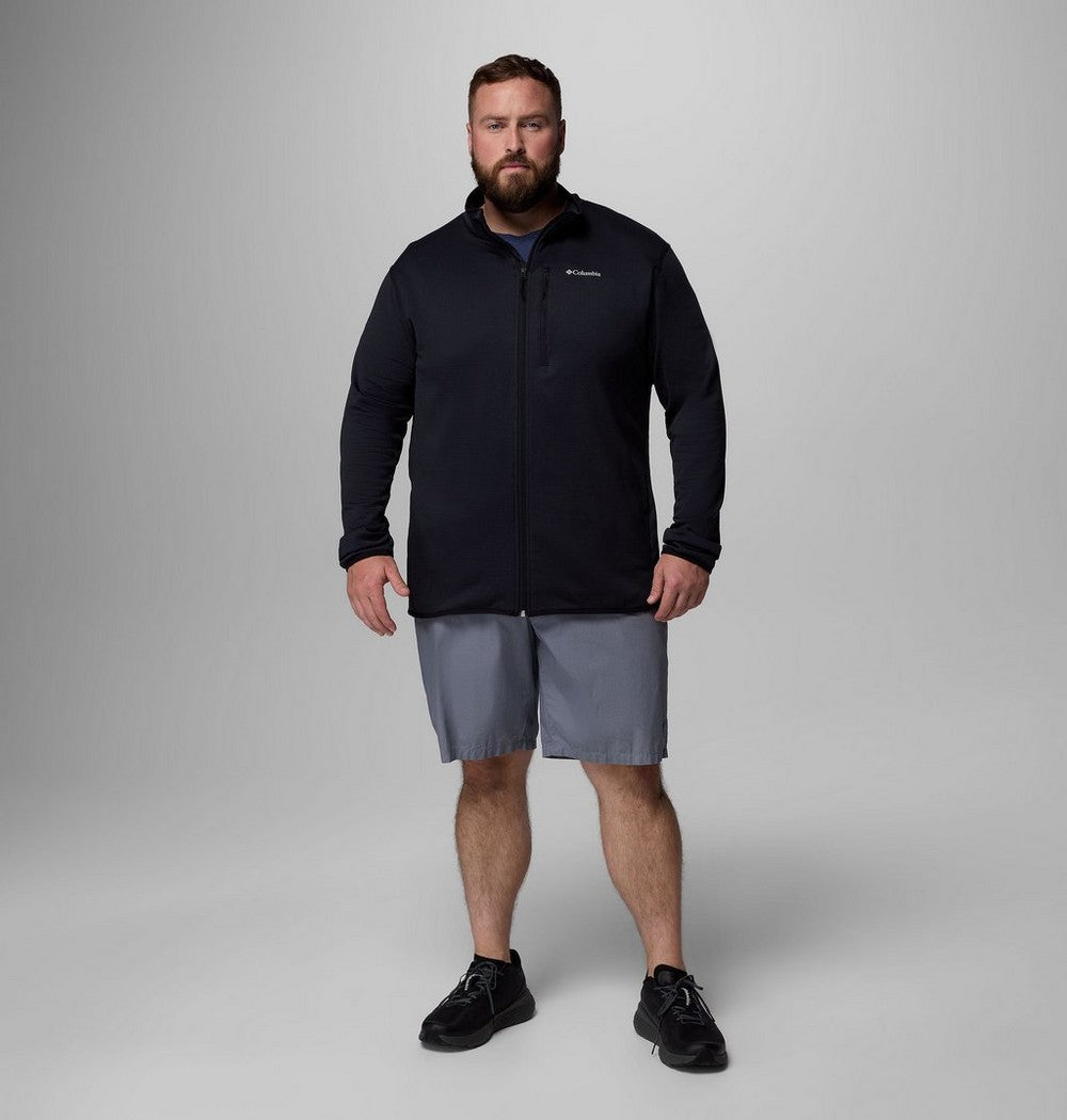 Men's Big Grid Fleece Full-Zip Jacket - Green