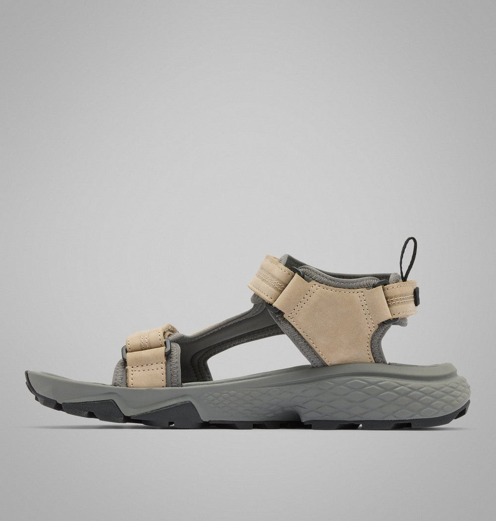 Men's Nubuck Leather Trail Sandal - Black