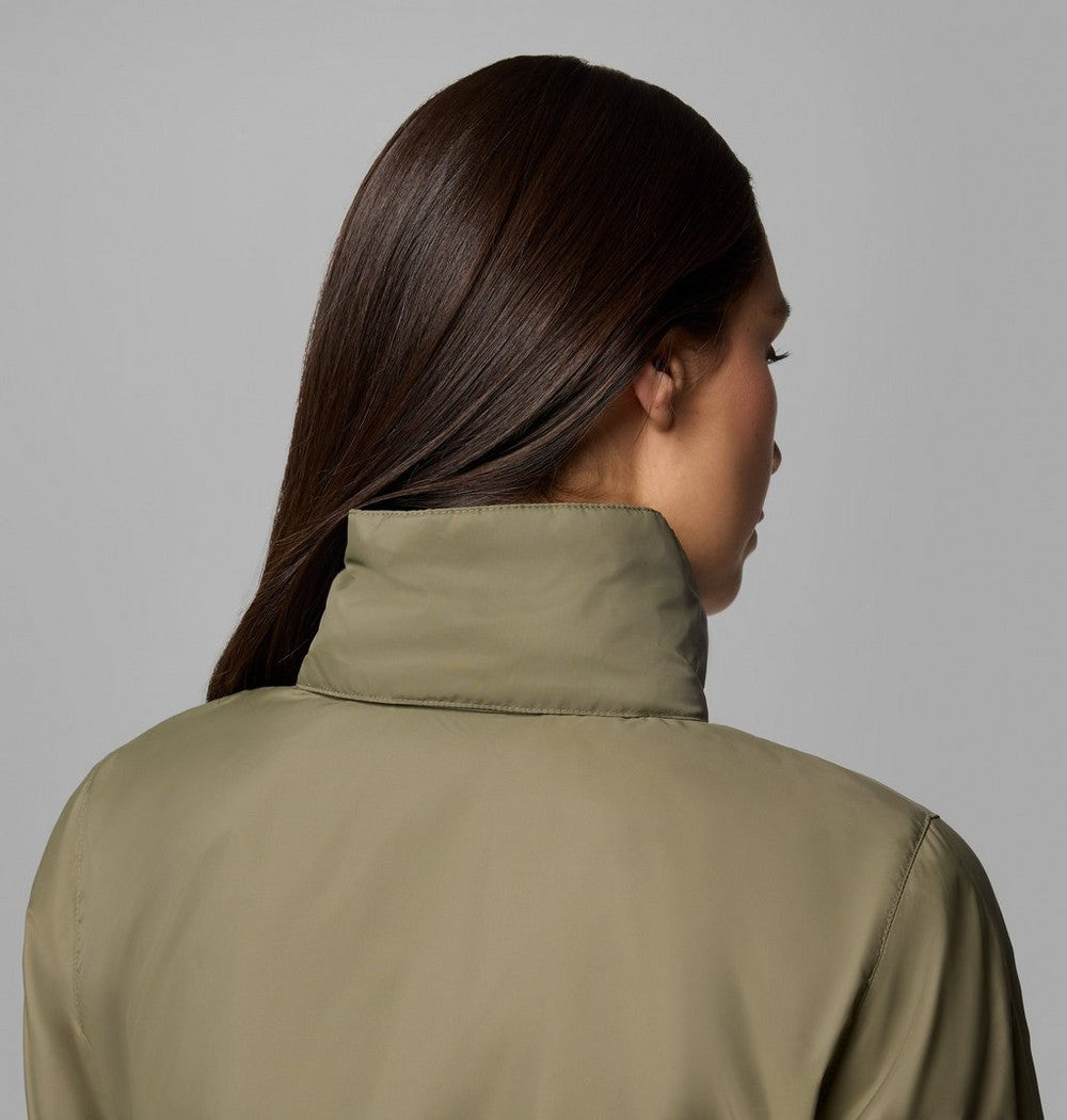 Women's Packable Water-Repellent Jacket - Blue
