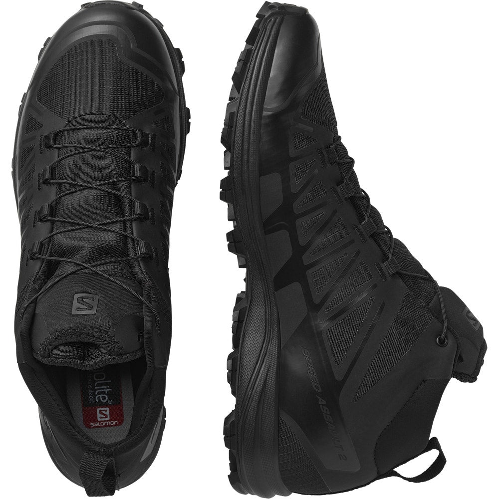 Unisex Mid-Cut Tactical Boots - Black