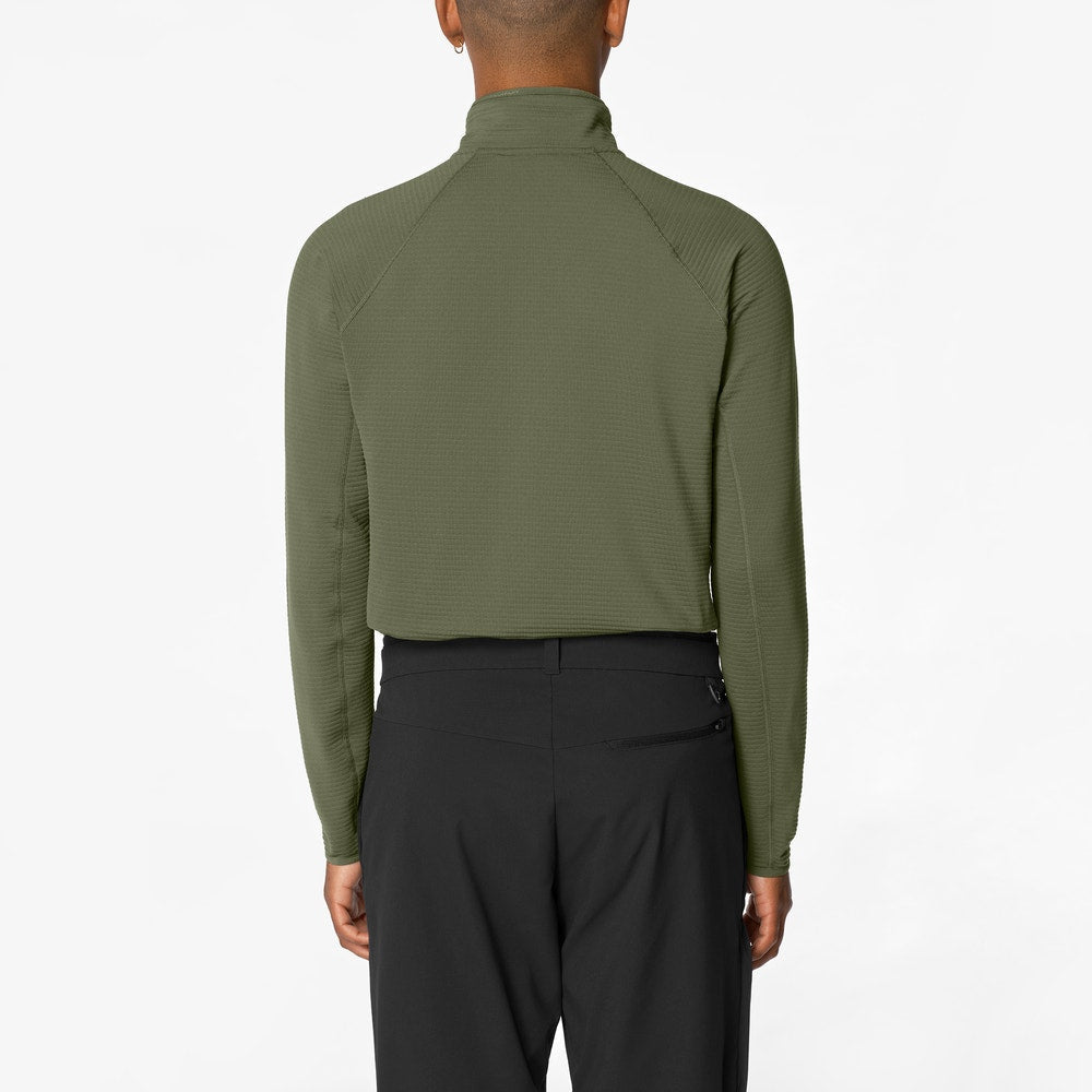 Men's Lightweight Half-Zip Fleece - Brown