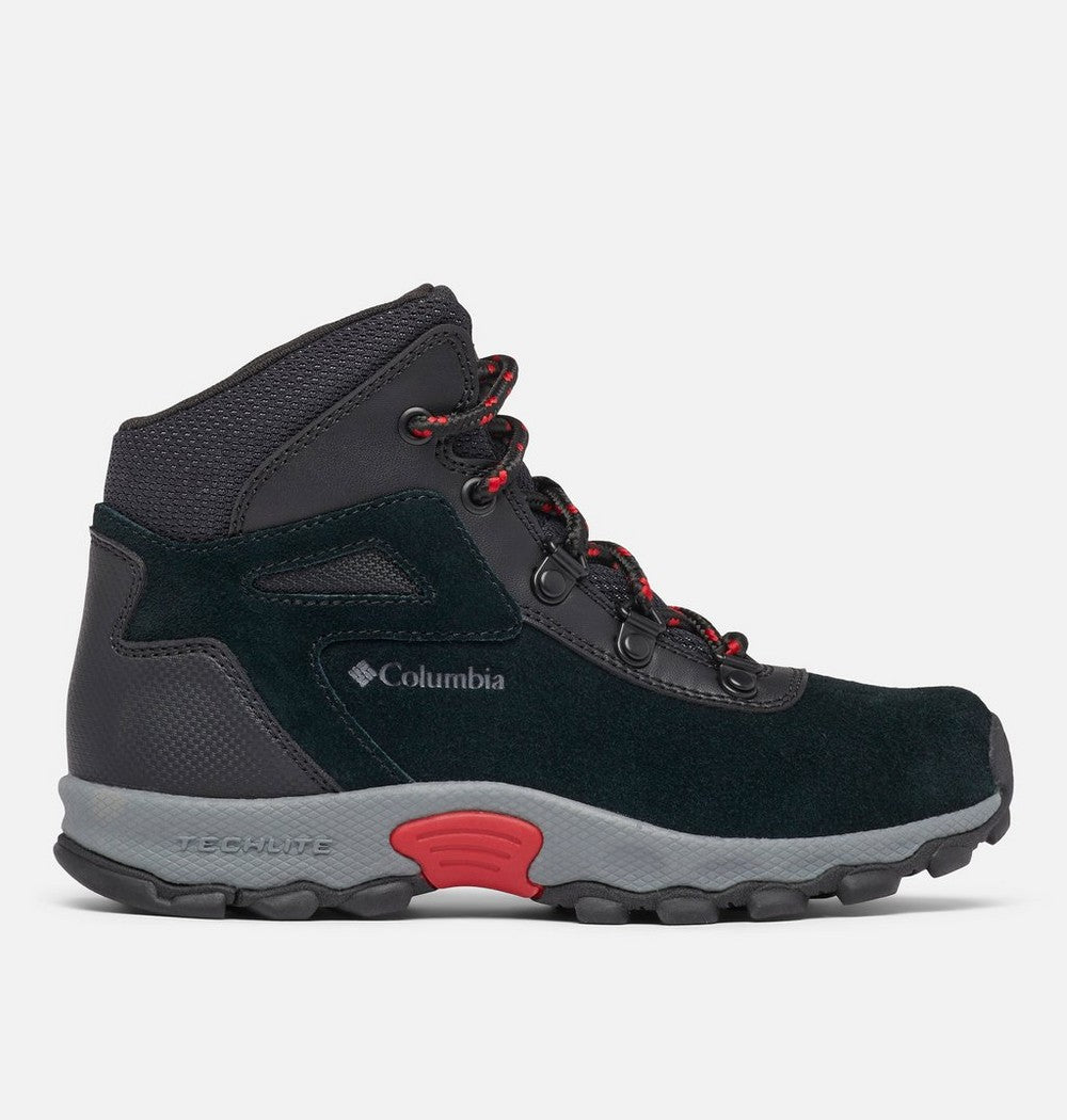 Big Kids' Suede Trail Hiking Boot - Black Red