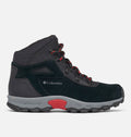 Big Kids' Suede Trail Hiking Boot - Black Red