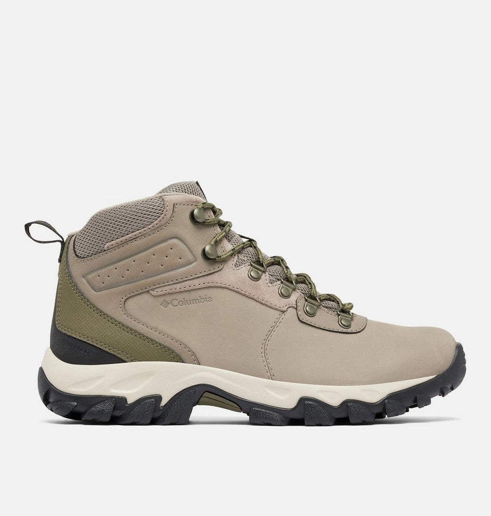 Men's Wide Waterproof Hiking Boot - Tan Blue