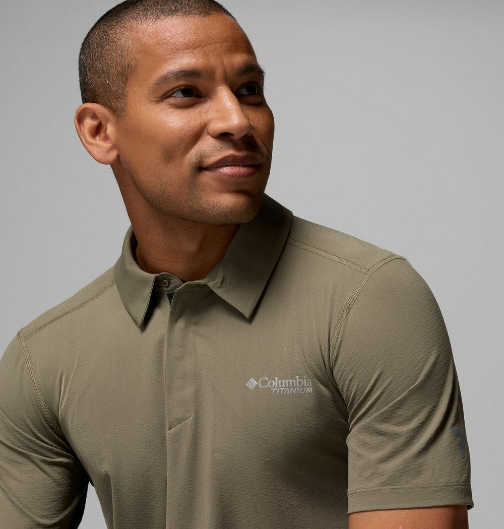 Men's Cooling Sun Protection Polo - Green
