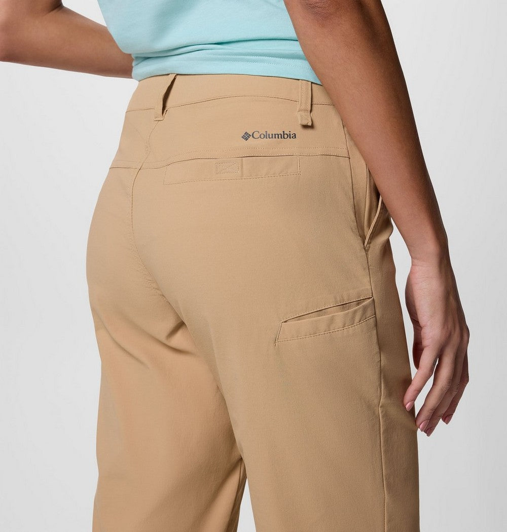 Women's UPF 50 Hiking Capris - Tan