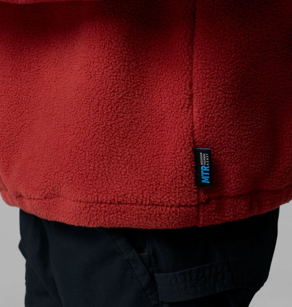 Men's Fleece Half-Zip Pullover - Dark Grey