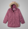 Girls' Long Insulated Parka - White